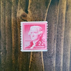 Jefferson 2 cent postage stamp